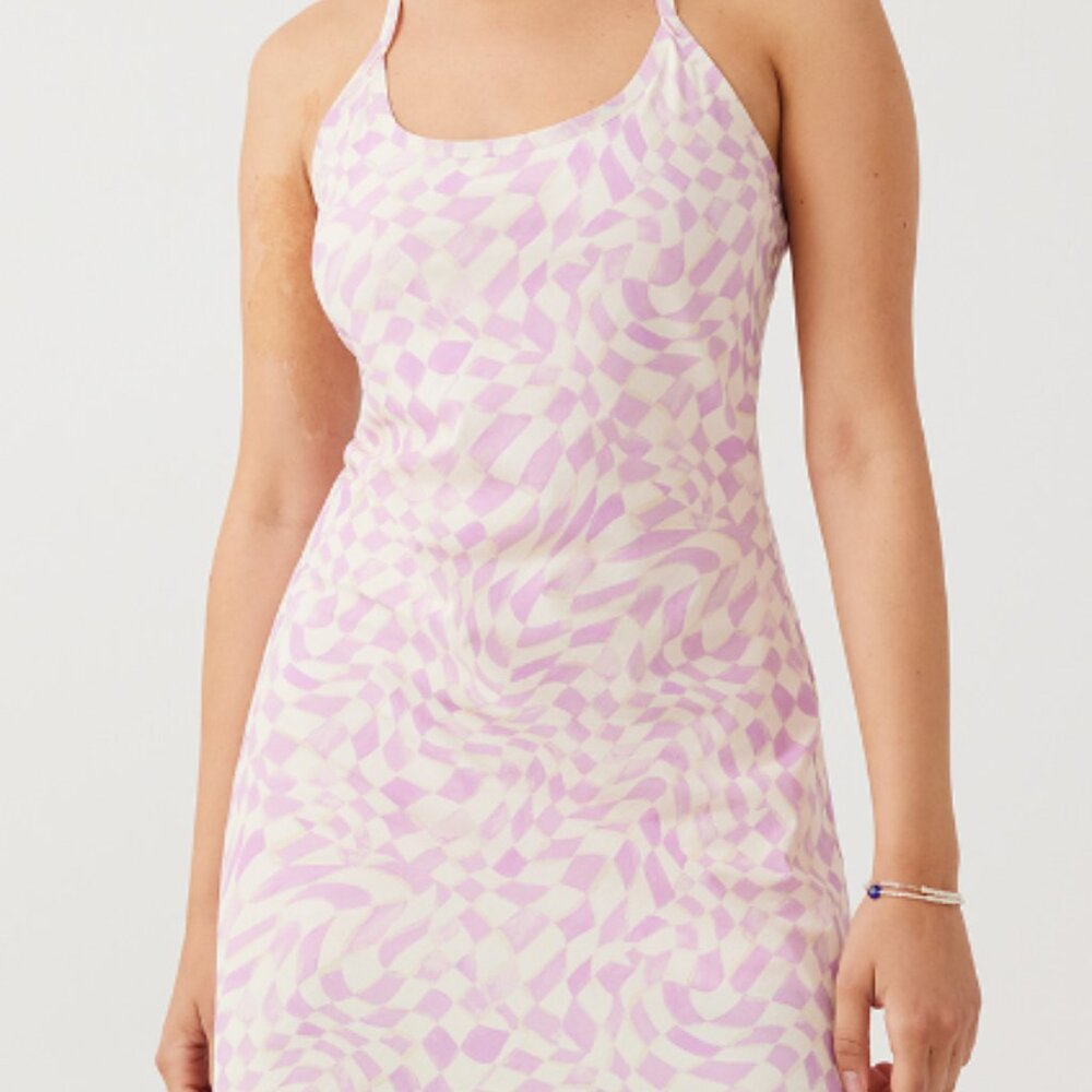 Outdoor Voices Exercise Dress - Wavy Checker